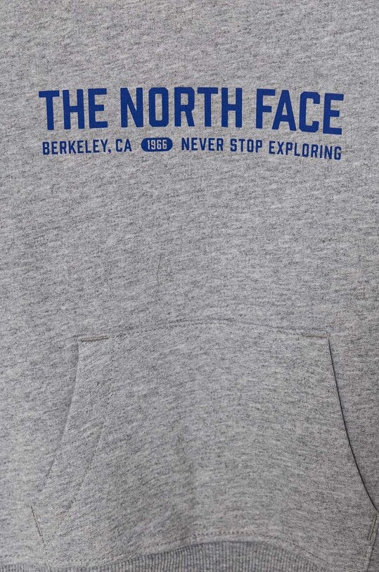 Băieți The North Face bluza copii VARSITGRAPHIC RELAXED HOODIE NF0A89HBDYX1 gri