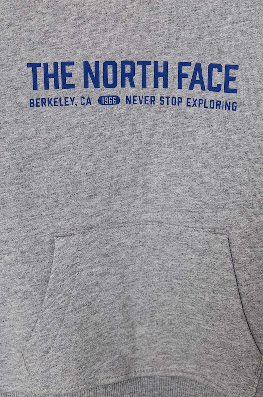Chlapec Detská mikina The North Face VARSITGRAPHIC RELAXED HOODIE NF0A89HBDYX1 sivá