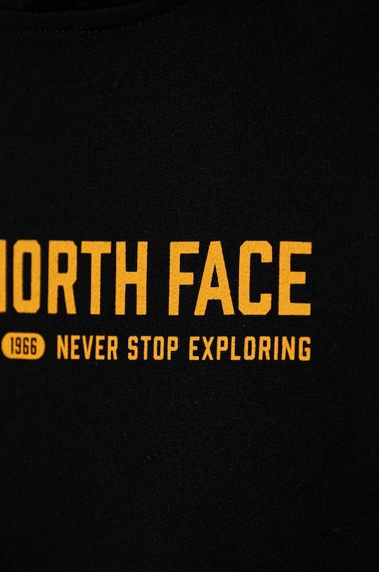 Chłopiec The North Face bluza bawełniana dziecięca VARSITGRAPHIC RELAXED HOODIE NF0A89HBJK31 czarny