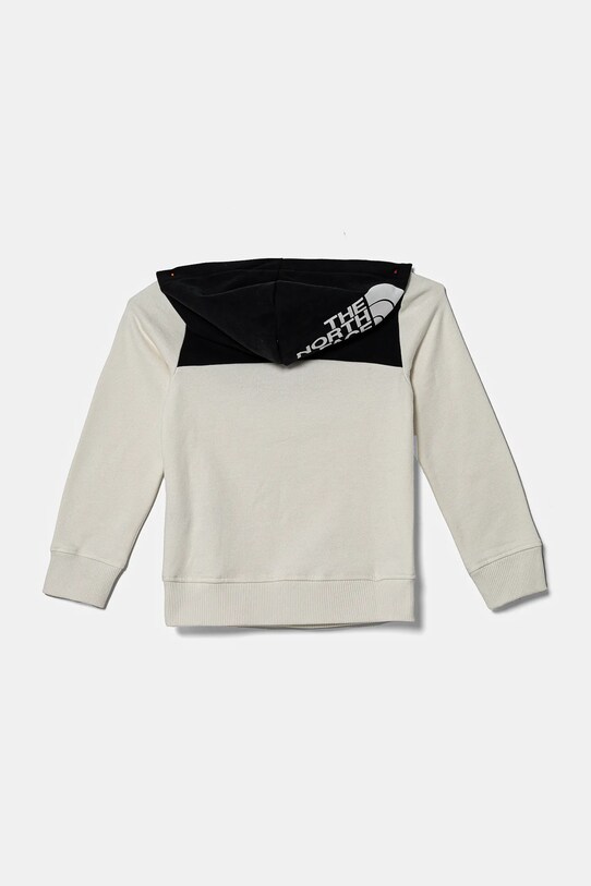 The North Face bluza bawełniana dziecięca BACK LOGO RELAXED P/O HOODIE NF0A89HCQLI1 biały AW24
