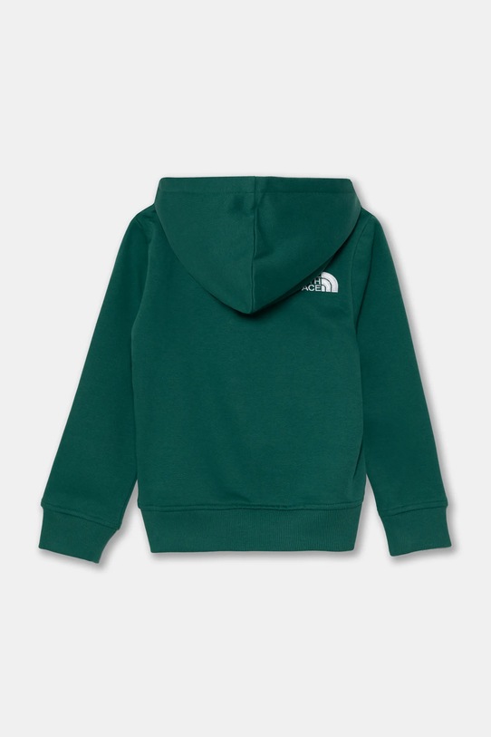 The North Face bluza copii DREW PEAK P/O HOODIE NF0A89HHNL11 verde AW24