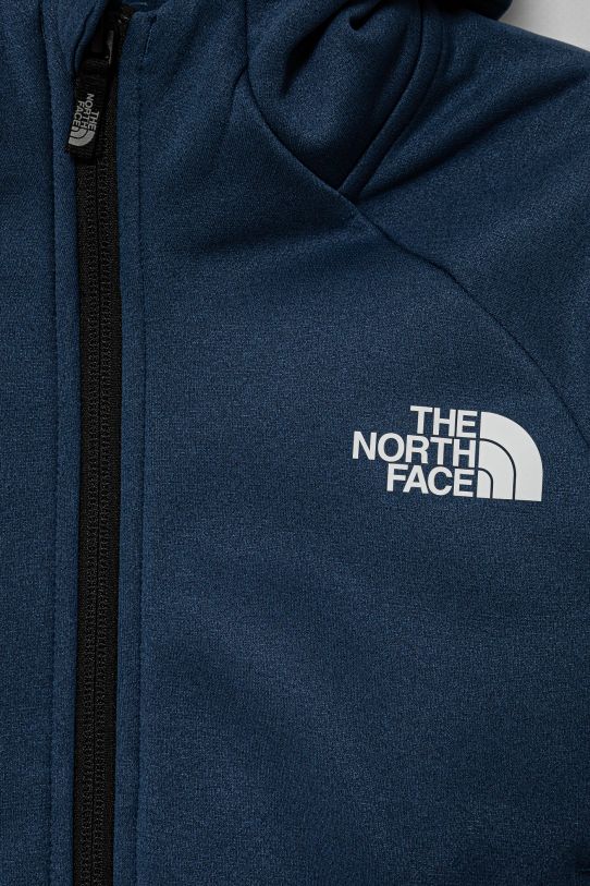 Băieți The North Face bluză copii MOUNTAIN ATHLETICS FULL ZIP HOODIE NF0A89HZ8K21 albastru