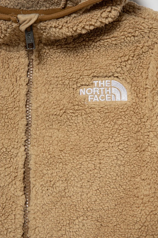 Chłopiec The North Face bluza polarowa dziecięca CAMPSHIRE F/Z HOODIE NF0A89KBLK51 beżowy