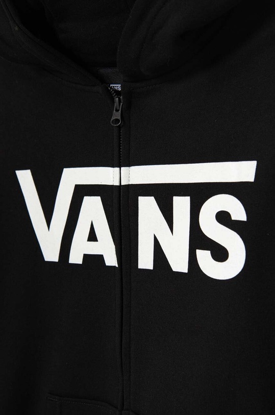 CHLAPEC Dětská bavlněná mikina Vans Vans Classic II FZ VN000JYBBLK1 černá