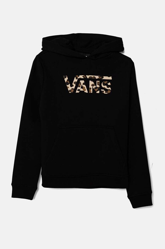 Vans bluza copii GR FELIDAE DROP PO print negru VN000K8WBLK1