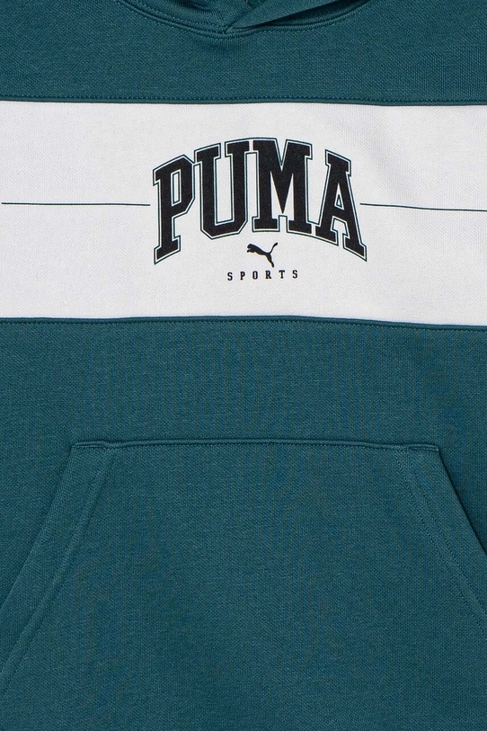 Мальчик Детская кофта Puma SQUAD Hoodie 682775 бирюзовый