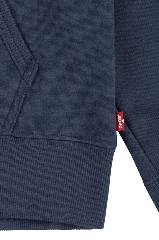 Mikina pre bábätká Levi's BOXTAB FULL ZIP HOODIE tmavomodrá 6EJ762