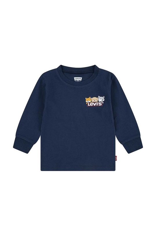 Levi's bluza niemowlęca CRITTER HIKING ICONS TEE pozostałe granatowy 6EL434