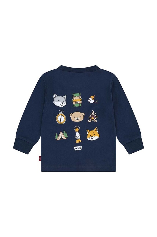 Levi's bluza niemowlęca CRITTER HIKING ICONS TEE 6EL434 granatowy AW24