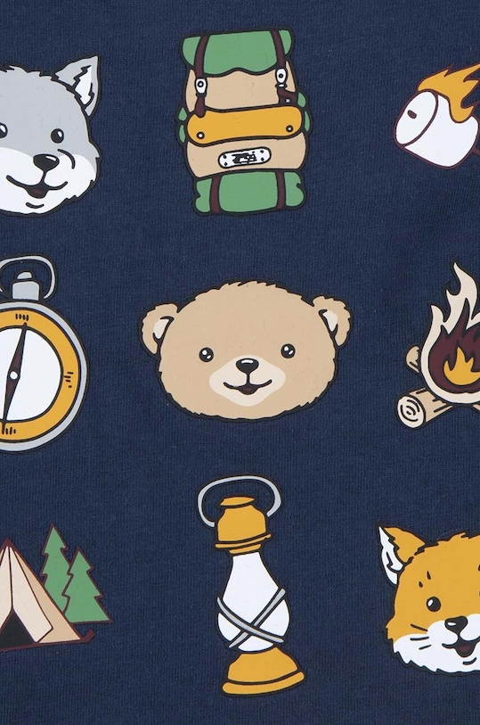 Chłopiec Levi's bluza niemowlęca CRITTER HIKING ICONS TEE 6EL434 granatowy