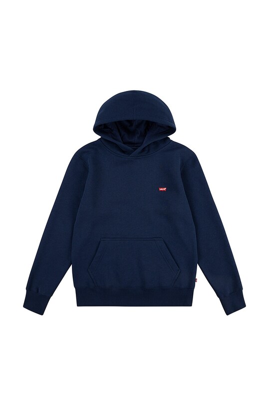 Дитяча кофта Levi's MINI BATWING HOODIE з капюшоном темно-синій 8EL452