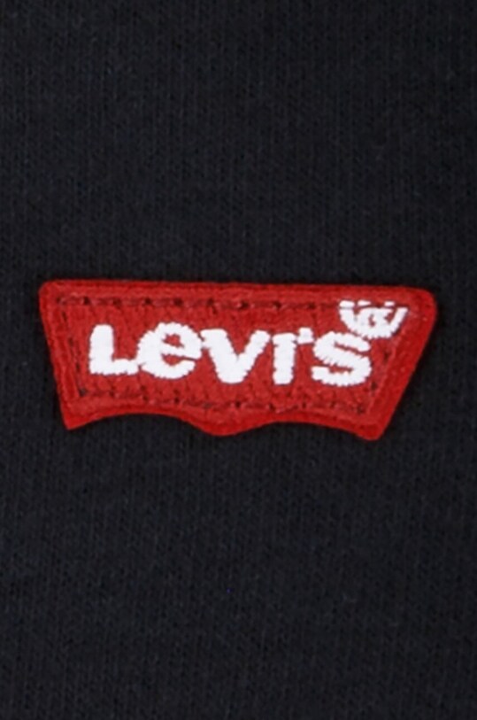 Мальчик Детская кофта Levi's MINI BATWING HOODIE 8EL452 чёрный