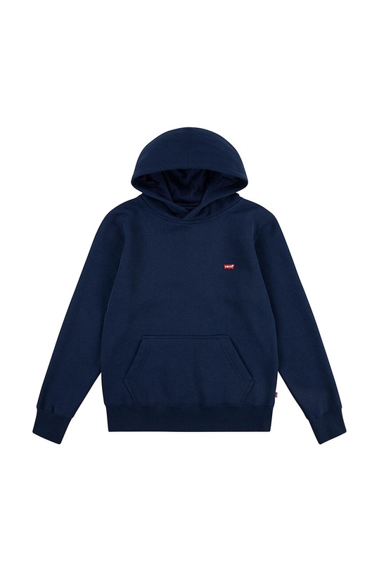 Дитяча кофта Levi's MINI BATWING HOODIE з капюшоном темно-синій 9EL452