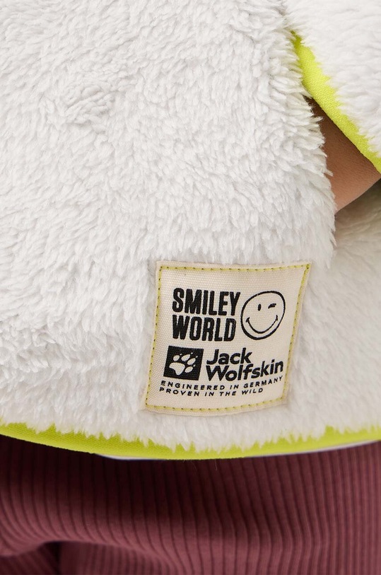 Dětská mikina Jack Wolfskin bílá A60297