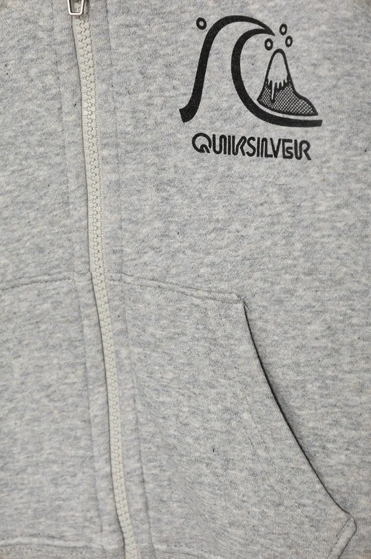CHLAPEC Dětská mikina Quiksilver GRAPHIC ZIP HOODIE AQKFT03047 šedá