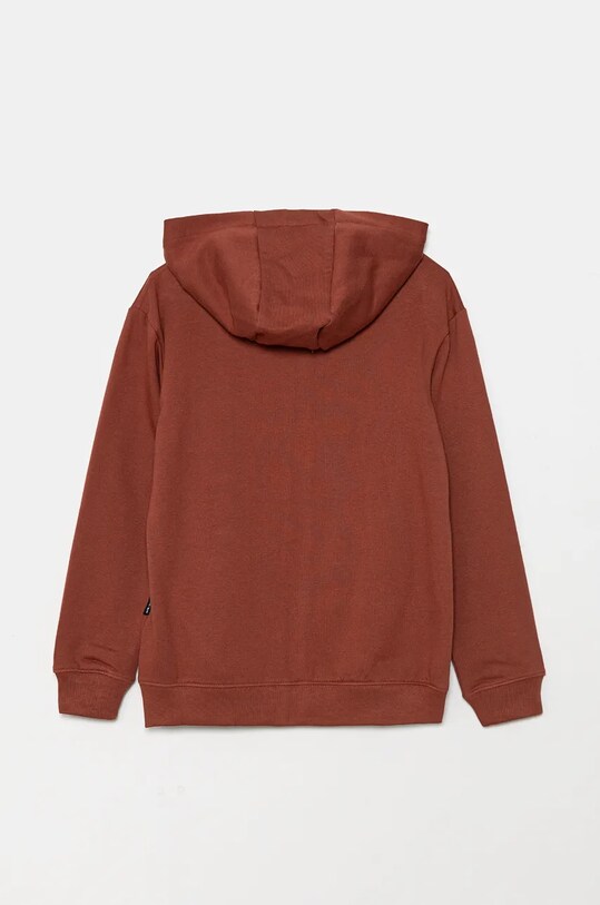 Quiksilver bluza copii BASIC HOOD ZIP EQBFT03890 portocaliu AW24