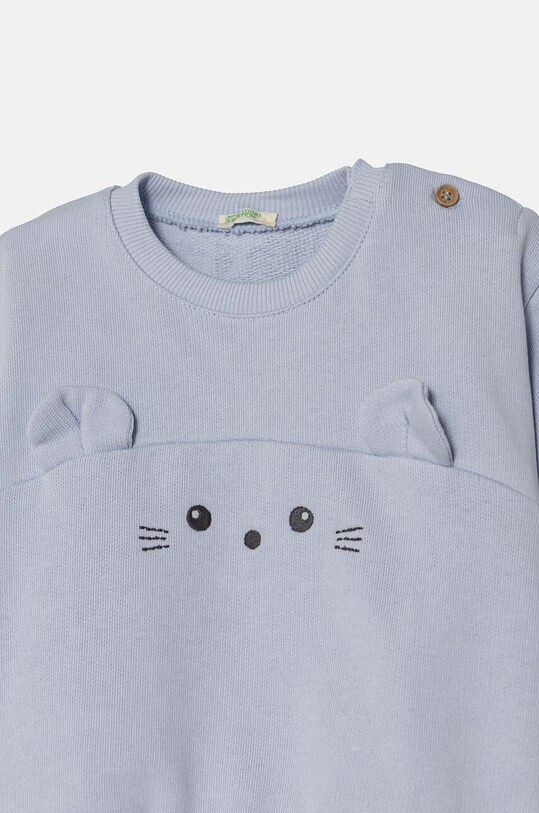 Хлопчик Бавовняна кофта для немовлят United Colors of Benetton 3J70A1058.W.Seasonal блакитний