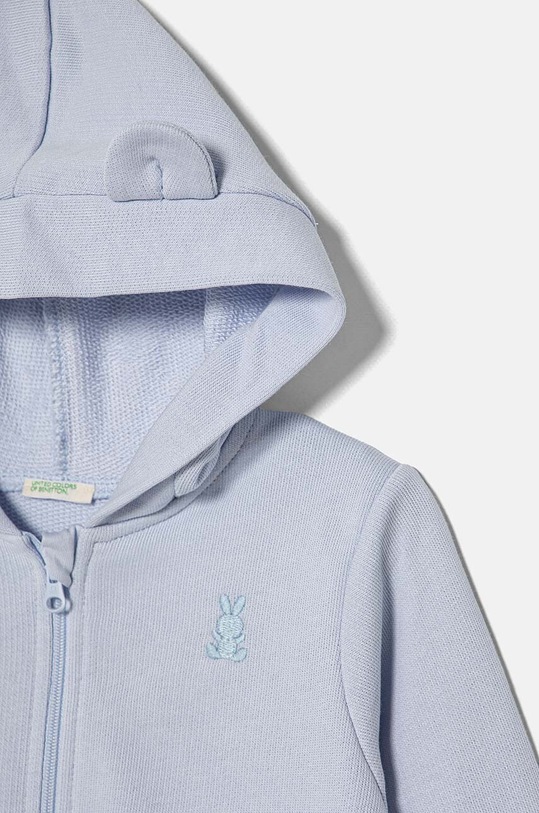 CHLAPEC Dětská bavlněná mikina United Colors of Benetton 3J70A5017.W.Seasonal modrá