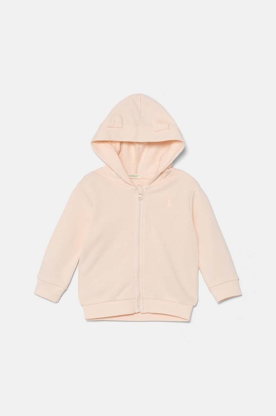 United Colors of Benetton bluza bawełniana niemowlęca bawełna pomarańczowy 3J70A5017.W.Seasonal