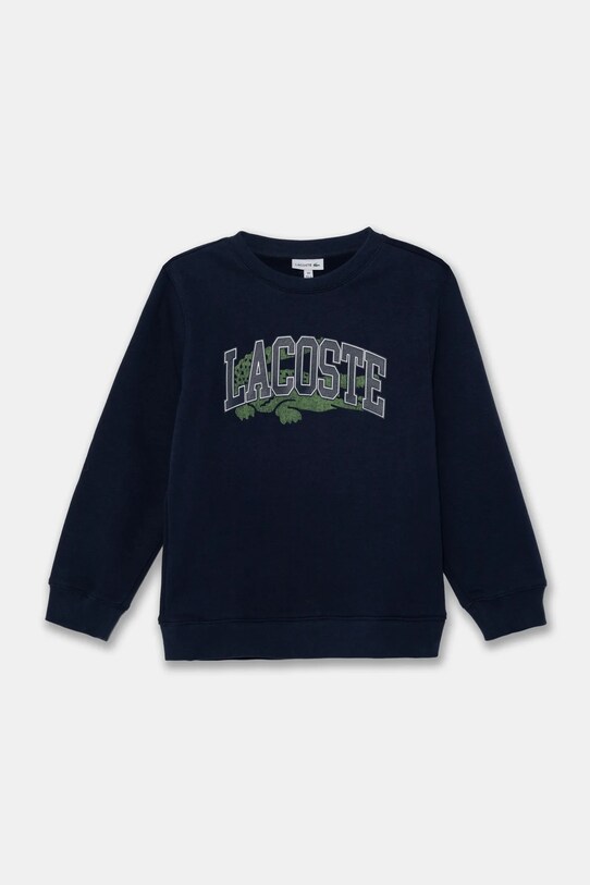 Lacoste bluza copii print bleumarin SJ2493