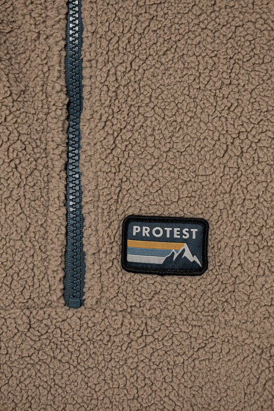 Хлопчик Дитяча флісова кофта Protest PRTCULT 3810244 бежевий