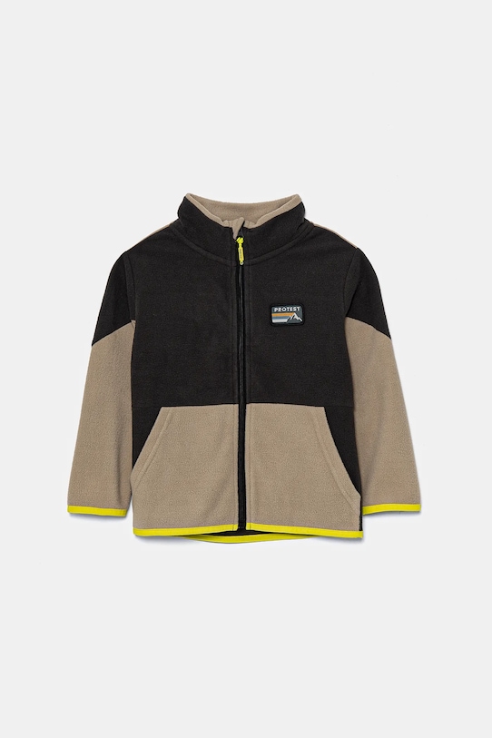 Dětská fleecová mikina Protest PRTKUNO bez kapuce šedá 3810344