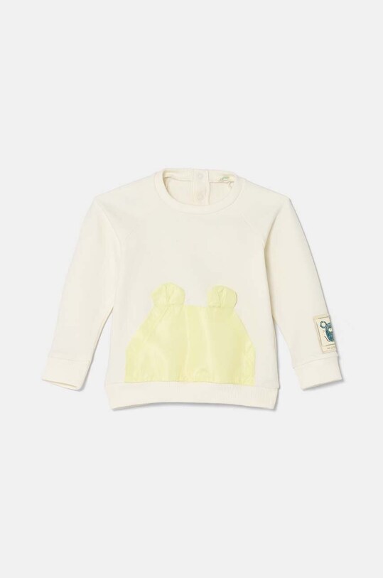 Кофта для немовлят United Colors of Benetton без капюшона бежевий 32KNA1054.W.Seasonal