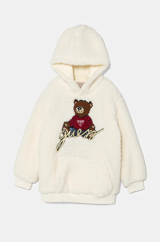 Detská mikina Guess s kapucňou béžová H4BJ08.WGIQ0.9BYH