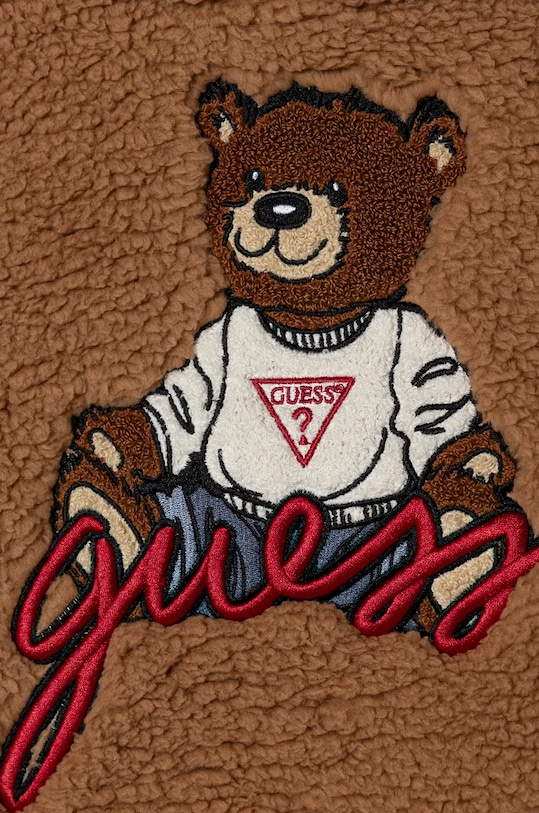 Chłopiec Guess bluza dziecięca H4BJ08.WGIQ0.9BYH brązowy