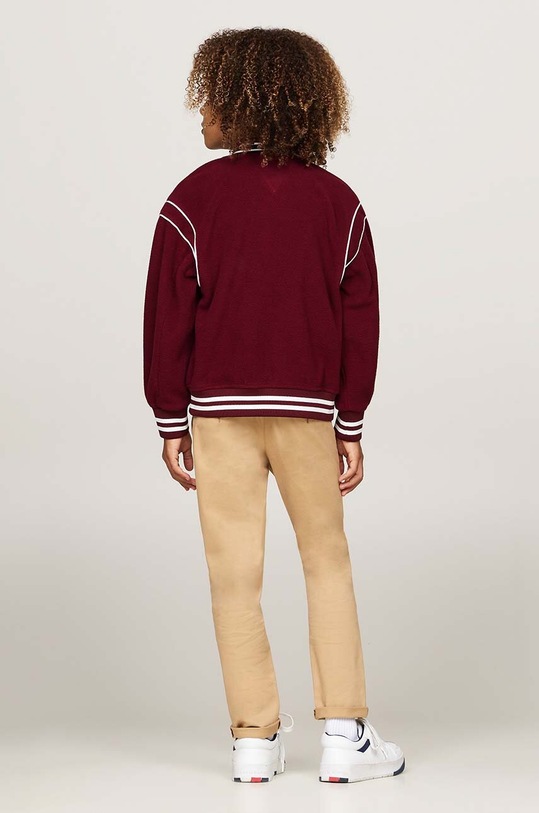 Παιδική μπλούζα Tommy Hilfiger KS0KS00603.9BYH. μπορντό