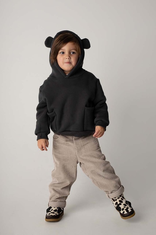 Dětská mikina Donsje Aiklo Sweater s kapucí modrá 4086000.