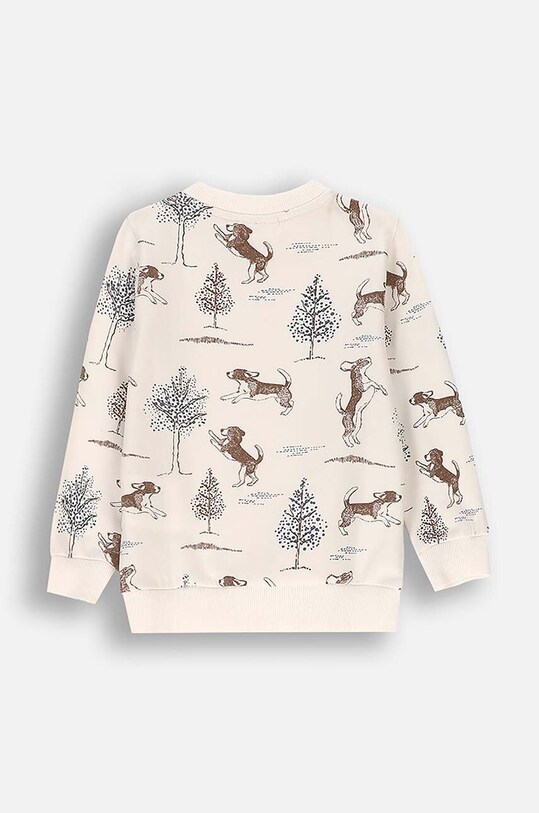 Dukserica za bebe Coccodrillo ZC4132101FBN bež AW24