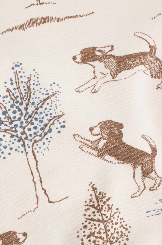 Dukserica za bebe Coccodrillo bež ZC4132101FBN