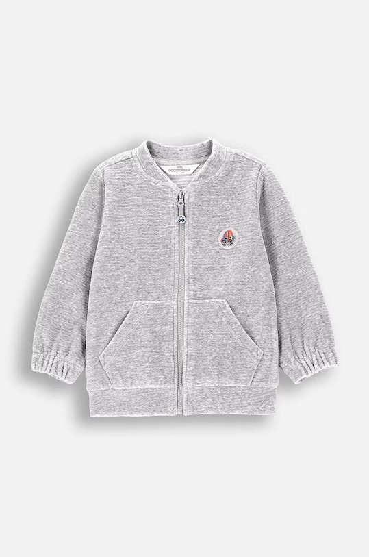 Бебешки суичър Coccodrillo еластичен сив ZC4132201MBN
