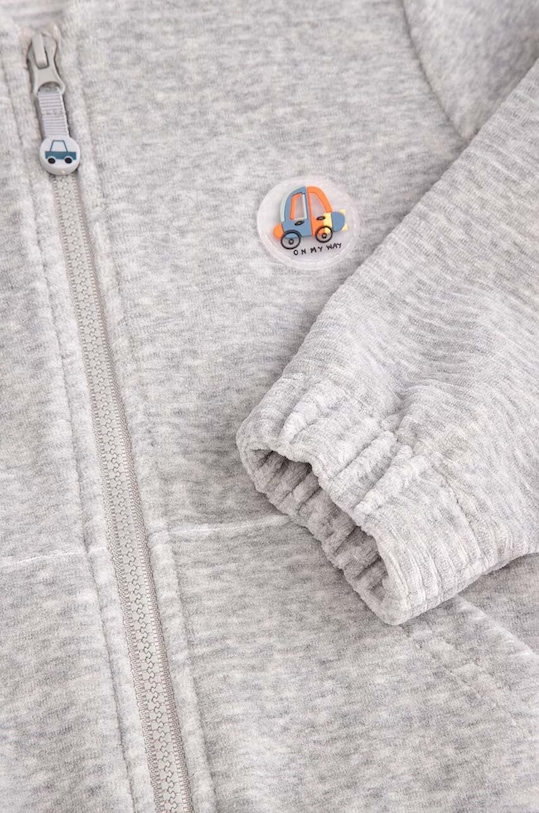 Бебешки суичър Coccodrillo сив ZC4132201MBN