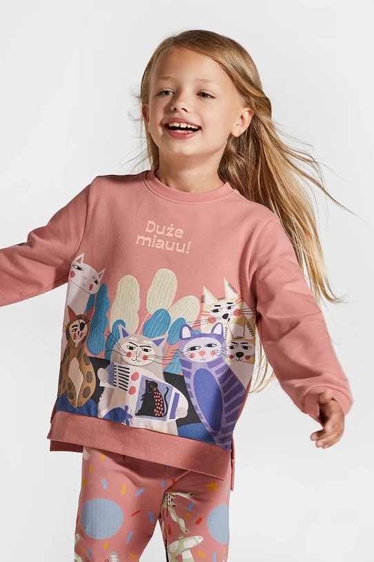 Coccodrillo bluza dziecięca z elastanem brązowy ZC4132101LGK