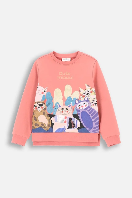 Coccodrillo bluza dziecięca ZC4132101LGK brązowy AW24