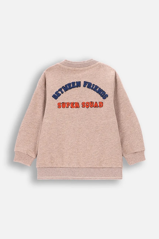 Coccodrillo bluza bawełniana niemowlęca ZC4132201BBN beżowy AW24