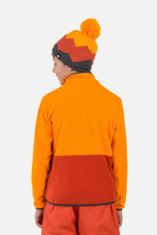 Dětská fleecová mikina Rossignol STRAWPILE RLNYL03 oranžová