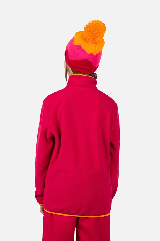 Dětská fleecová mikina Rossignol STRAWPILE RLNYL05 červená