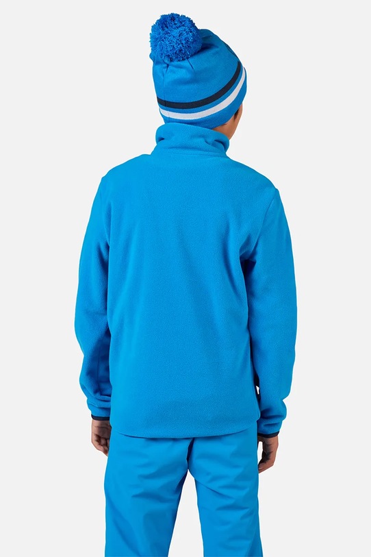 Дитяча флісова кофта Rossignol STRAWPILE блакитний RLNYL05