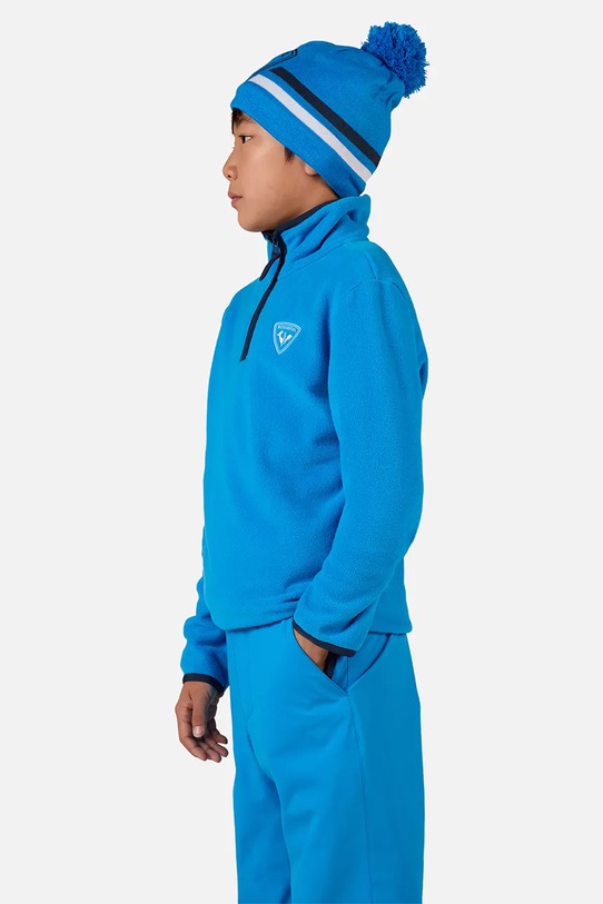 Дитяча флісова кофта Rossignol STRAWPILE RLNYL05 блакитний