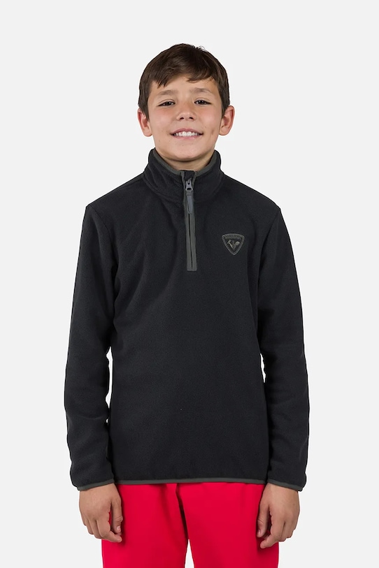 Rossignol bluza polarowa dziecięca STRAWPILE bez kaptura czarny RLNYL05