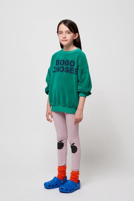 Детски памучен суичър Bobo Choses 324EC014