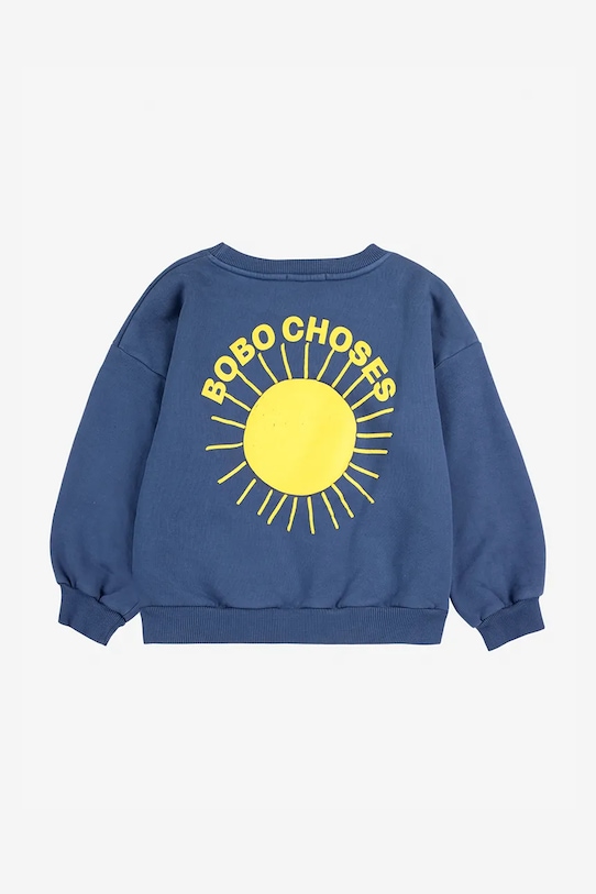 Băieți Bobo Choses hanorac de bumbac pentru copii 324EC012 albastru