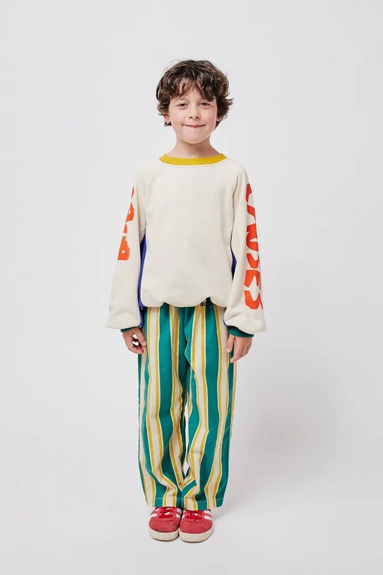 Bobo Choses hanorac de bumbac pentru copii bej 224TC004