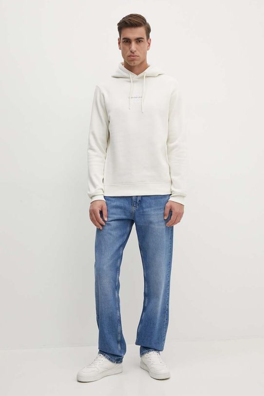 Mikina Calvin Klein Jeans J30J325629 béžová SS25