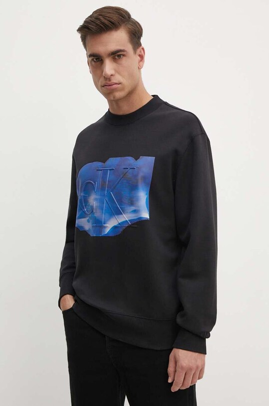 Кофта Calvin Klein Jeans чорний J30J325636