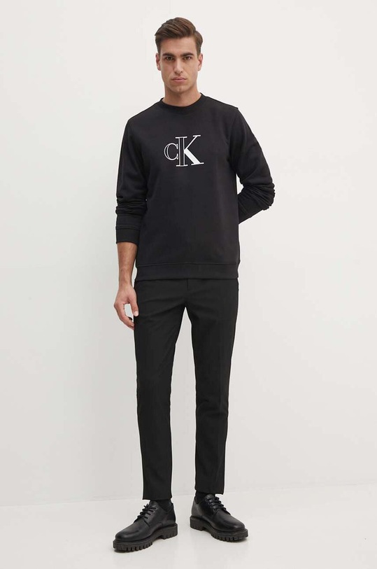 Calvin Klein Jeans bluza J30J326034 negru AW24