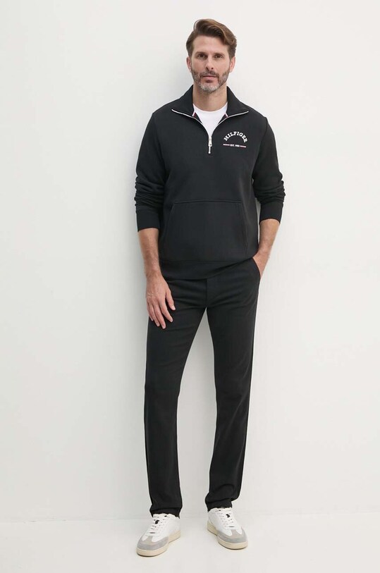 Tommy Hilfiger bluza MW0MW35567 negru AW24
